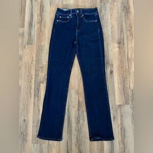 GAP Classic‎ Straight High Rise Jeans Dark Wash Size 26/2 Short